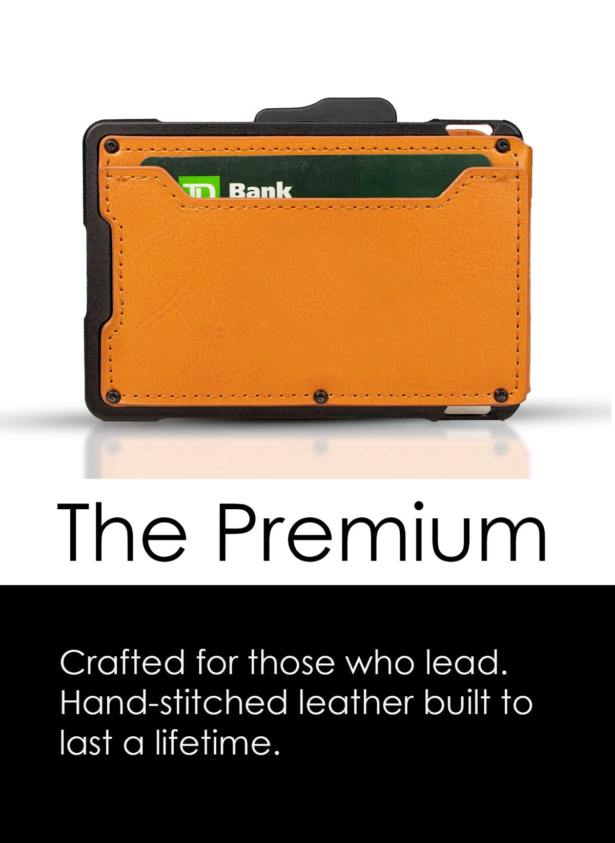 The Bold Choice – Mustard Minimalist Wallet for Modern Men